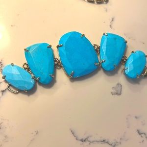 Vintage Kendra Scott Turquoise and gold bracelet